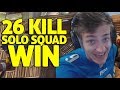 26 Kill Solo Squad Win!! - Fortnite Battle Royale Gameplay - Ninja