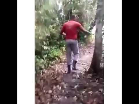 André Mecânico da susto em William do Rio Abaixo na Trilha do Bugio