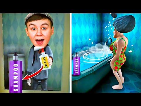GLUE IN SHAMPOO PRANK?! (Trouble with the evil teacher)