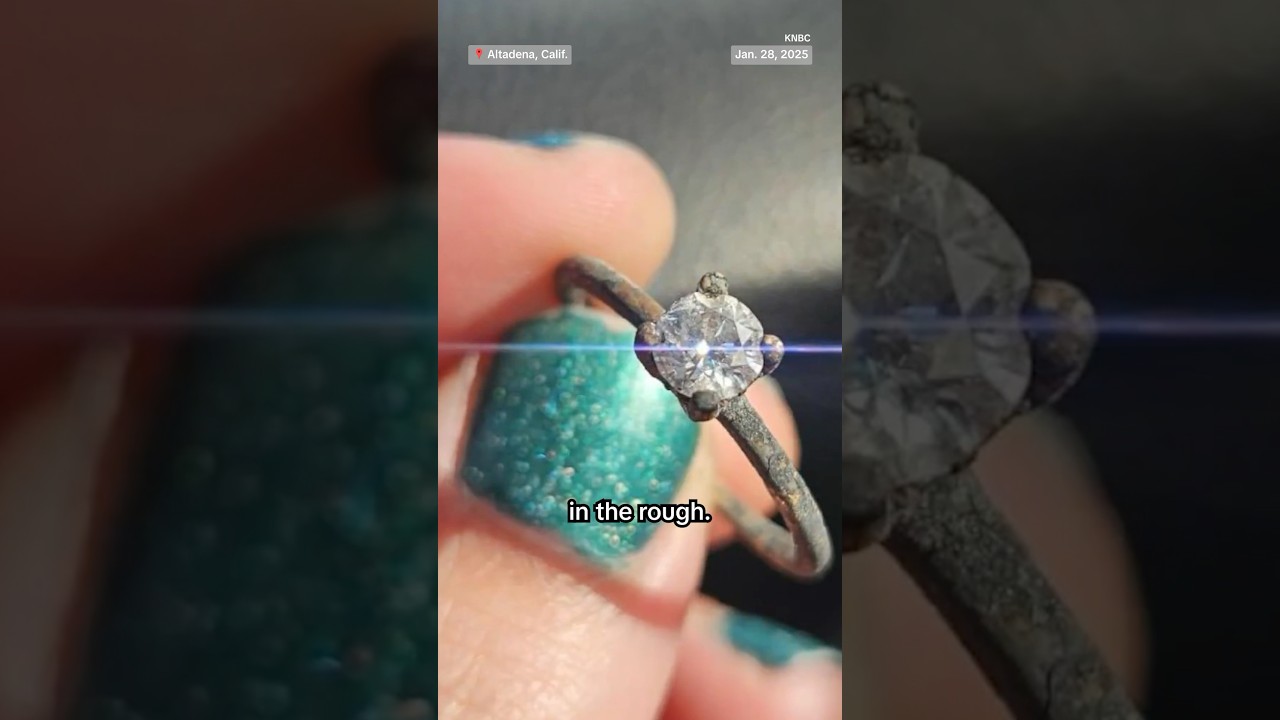 Man proposes to girlfriend after finding engagement ring in rubble of their Altadena home