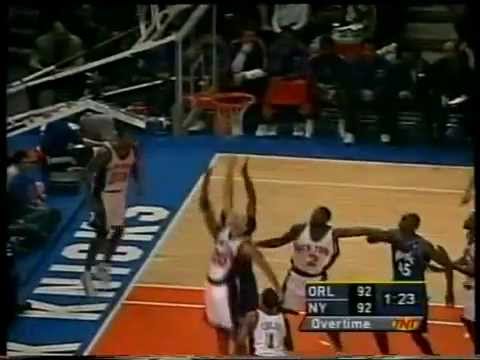 McGrady gets hot, scores 36pts vs Knicks feat. Marcus Camby (Overtime!)