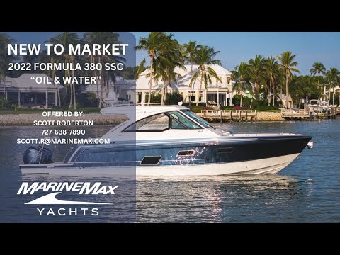 Equipped with Triple Mercury Racing 450hp Engines - 2022 Formula 380 SSC "Oil & Water"