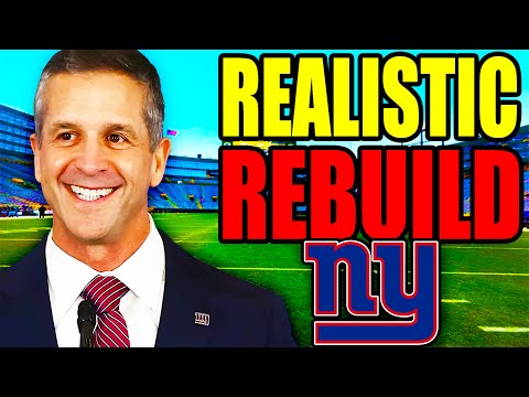 I Rebuilt the GIANTS with JOHN HARBAUGH.