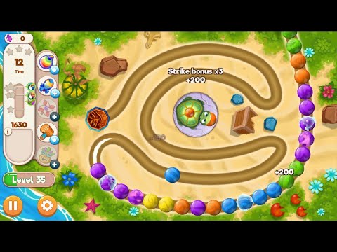 Marble Woka Woka Level-35 | Bubble Shooter Color Match 3