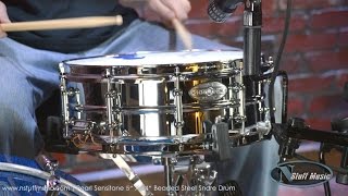 Video thumbnail for Pearl Sensitone 5"x14" Beaded Steel Snare Drum | N Stuff Music by N Stuff Music