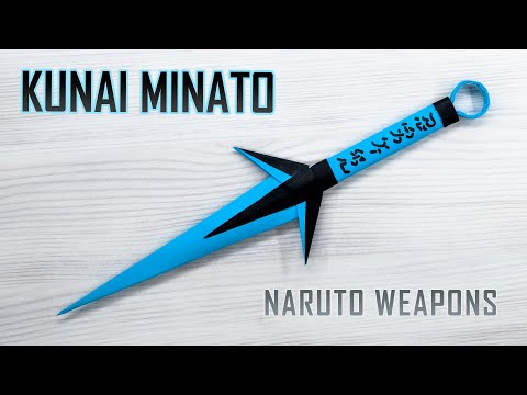 Making a Paper KUNAI Inspired by Naruto - From Anime to Reality