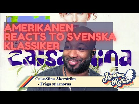 Amerikanen Reacts to Svenska Klassiker: CaisaStina Åkerström - Fråga stjärnorna
