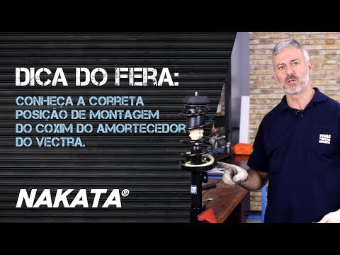 Learn the correct mounting position for the Vectra shock absorber mount.