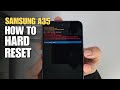 How To Hard Reset Samsung Galaxy A35 Removing Password Unlock