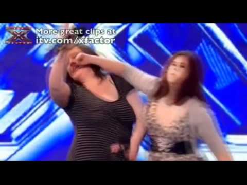 Ablisa's X Factor Audition (Fight) *REMIX - EYE OF A TIGER - MUST SEE!*
