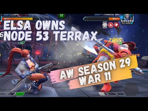 Elsa Showcase! Alliance War Season 29 War 11 - SSx-1 - Ghost and Elsa - Marvel Contest of Champions