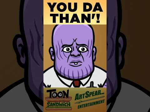 Was Thanos the best villain? - TOON SANDWICH #marvel #mcu #avengers #animation #funny #thanos