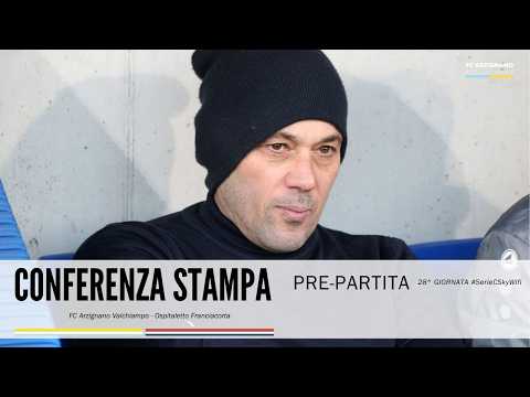 ArzignanoValchiampo-Ospitaletto. 28^ Giornata. Conferenza Stampa pre-partita.
