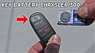 HOW TO REPLACE KEY FOB BATTERY ON CHRYSLER 300 2011 2012 2013 2014 2015 2016 2017 2018 2019