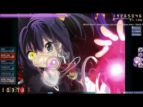 [osu!] Chu-2 byo demo KOI ga shitai (Black Raison d'etre) - INSIDE IDENTITY [insane]