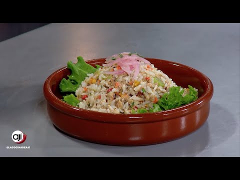 Receta de Ensalada de Arroz frío y Atún, visitando a Planta Feliz | Ají
