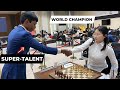 Praggnanandhaa takes on the World Champion Ju Wenjun| Final Moments | 6th Sharjah Masters