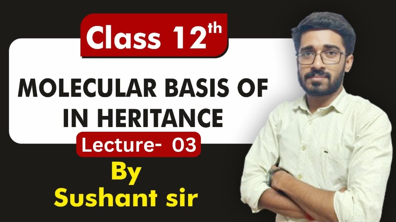 Class 12th Molecular Basis of Inheritance - Lecture 03