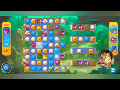 Fishdom 2022, no Boosters,  9605  level  -  прохождение без бустеров,  9605  уровень.