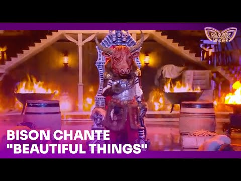Le Bison chante "Beautiful Things" de Benson Boone | SAISON 07 | MASK SINGER