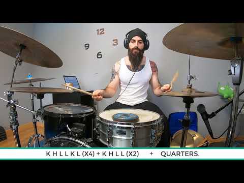 THE HARDEST COORDINATION EXERCISE - ADVANCED INDEPENDENCE DRUM LESSON.