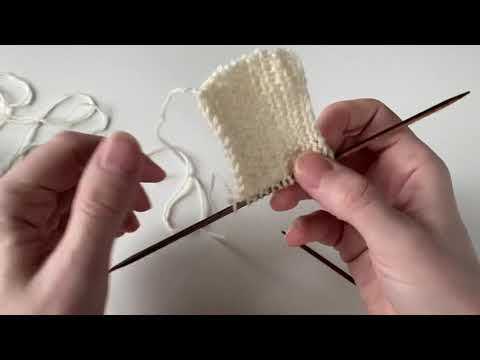 Pick up the same cast-on stitches
