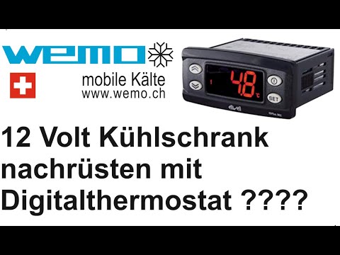 Digitalthermostat nachgerüstet Kompressor Kühlschrank für Boot und Wohnmobi Erfahrung Kissmann KB 80