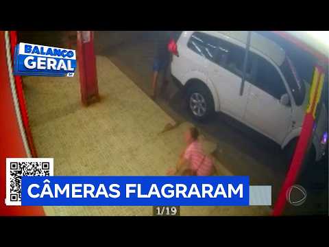 Motorista empurra e derruba idosa durante discussão em Águas Lindas de Goiás | Balanço Geral DF