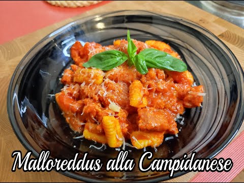 Malloreddus alla Campidanese ( Ricetta Sarda ) .. La cena dello Chef@ChefJasonznc