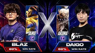 SF6 ▰ BLAZ (Jamie) vs DAIGO (Akuma) FULL GAMEPLAY ▰ Street Fighter 6