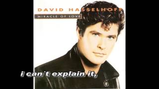 David Hasselhoff  - &quot;Miracle Of Love&quot;  (with Lyrics)