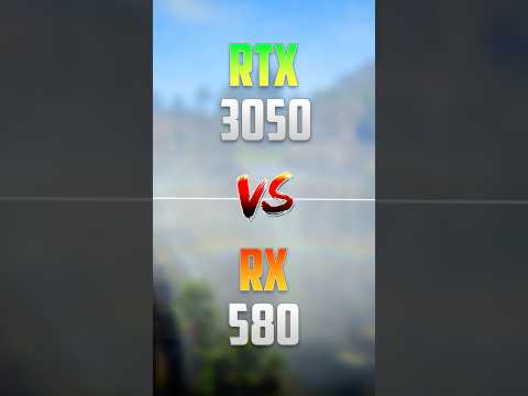 RTX 3050 vs RX 580