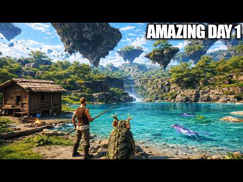 Day 1 HUGE Potential in This New Taming, Crafting, Building Survival Game…