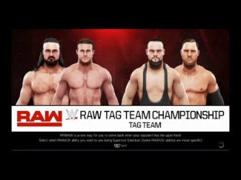 Raw tag team championship Dolph Drew vs B team