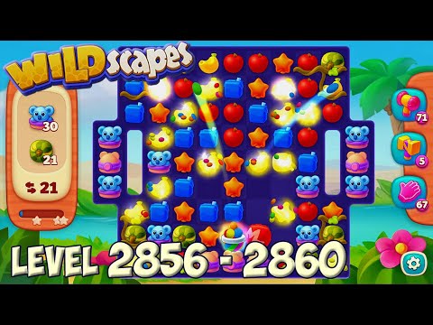 Wildscapes level 2856 - 2860 🐼 Playrix HD
