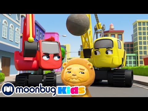 Save the Baby Lion Song-Compilation-Digley & Dazey-Excavator for Kids-Nursery Rhymes