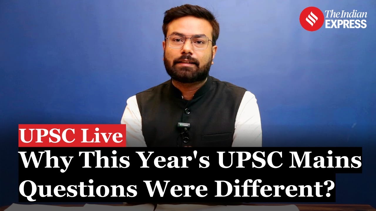 UPSC Live: Why UPSC Mains 2024 Questions were different? | Manas Srivastava