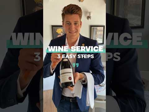 Serve wine like this 🍷#hospitality #waiter #bartender #advice #tips #gratuity #money  #consulting