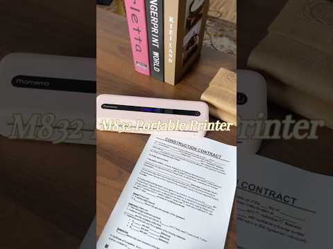 Máy In Nhiệt Di Động Không Dây Nâng Cấp Phomemo M832