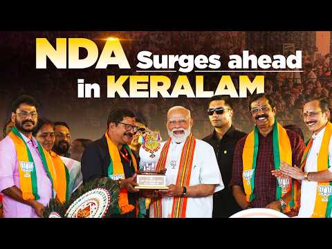 PM Modi participates in a massive public meeting in Palakkad