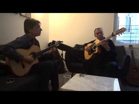 Canut Reyes et Thierry - Moment de détente en loge 12 10 2018