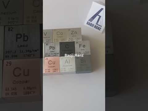 Element cubes, 1" size #cube #block #elements #metal