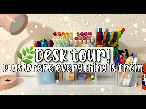 WHATS ON MY DESK? *PLUS WHERE I GOT THEM!