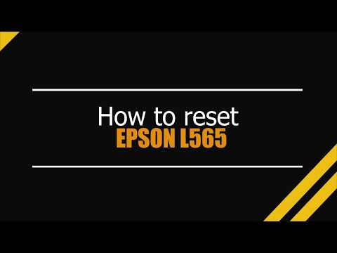 Tutorial Reset Epson L565 unlimited