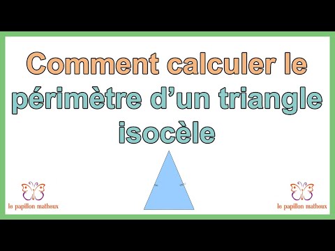 Comment calculer le périmètre d un triangle isocèle