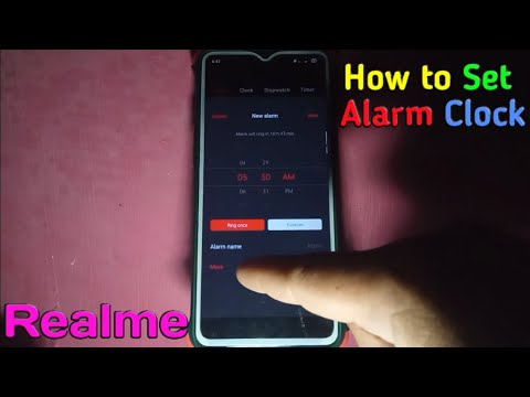 How to Set Alarm Clock in Realme 5