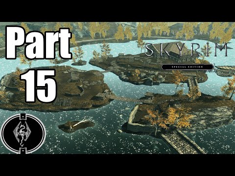 Let's play skyrim SE Adventure modded PC Part 15 walkthrough goldenglow estate (no commentary)