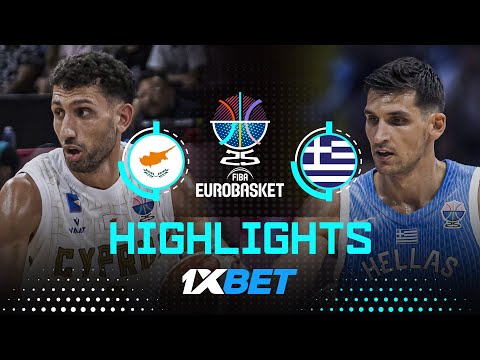 Greece 🇬🇷 get the job done vs. Cyprus 🇨🇾 to go 2-0 at #EuroBasket 2025!