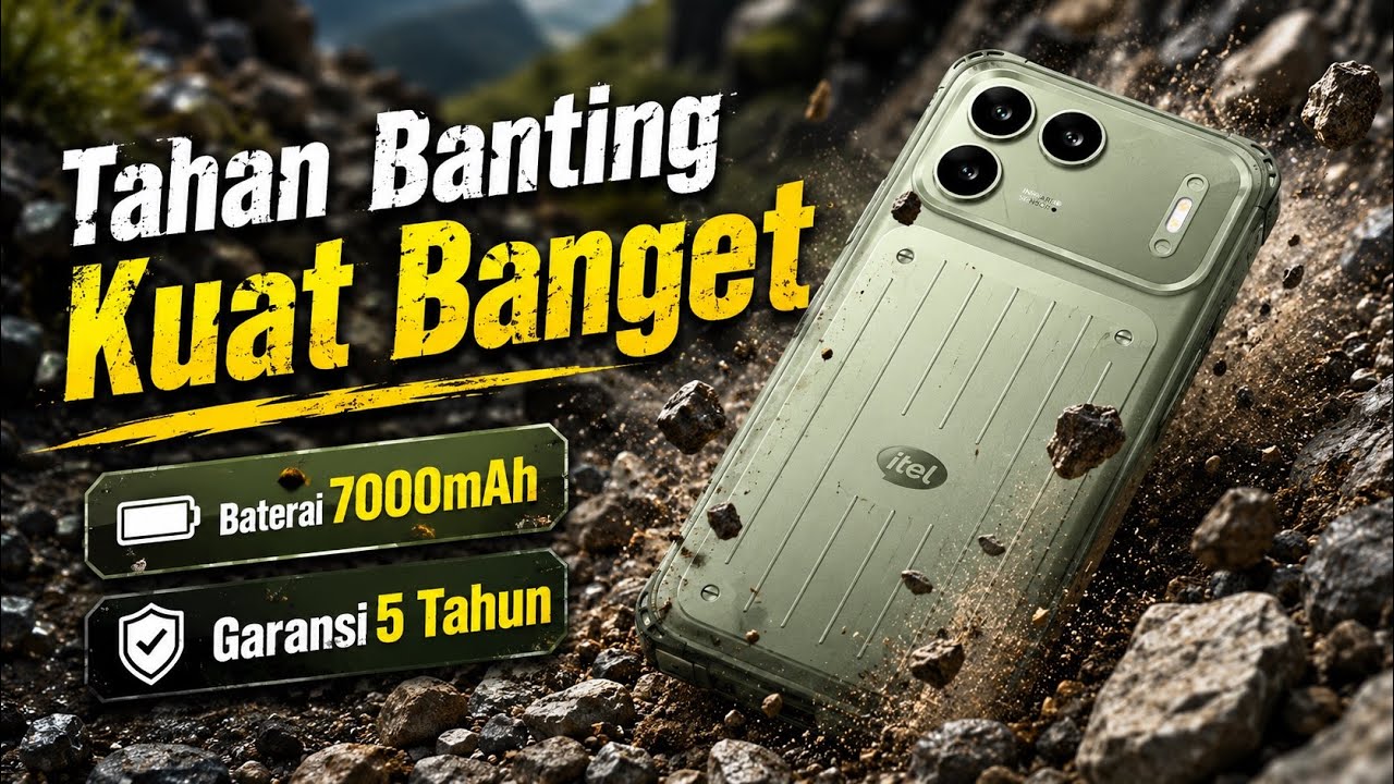 1JUTAAN TERKUAT, GA ADA LAWAN !! Unboxing itel Power A80