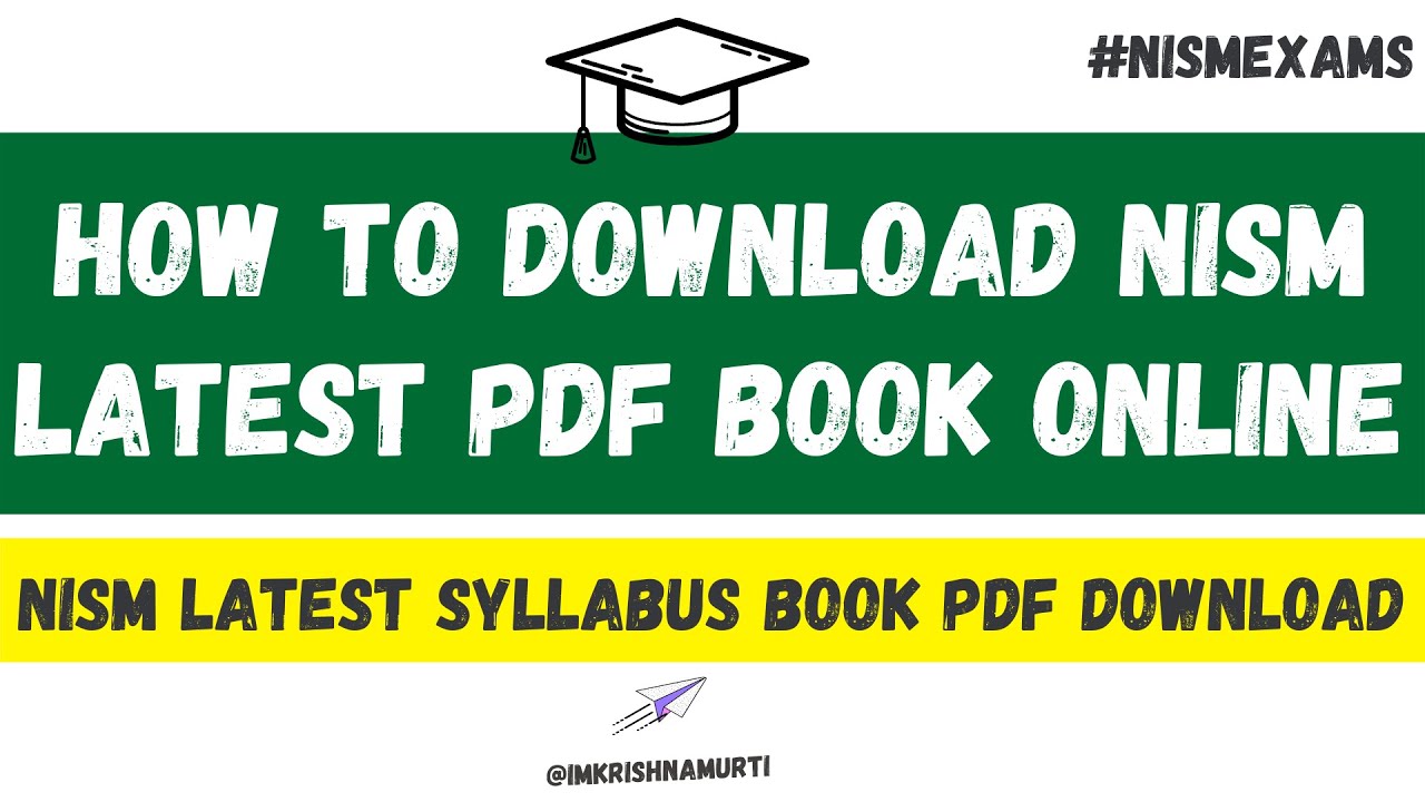 How to Buy and Download Free NISM Latest Books Online | NISM Latest Exam Books and Notes Online